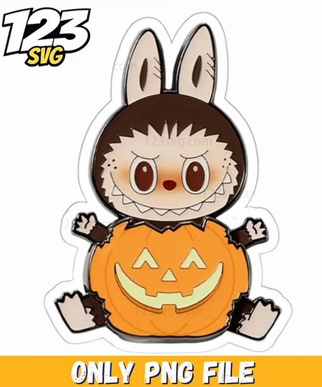 halloween pumpkin labubu png, labubu png halloween pumpkin, halloween pumpkin png labubu - 123SVG Store