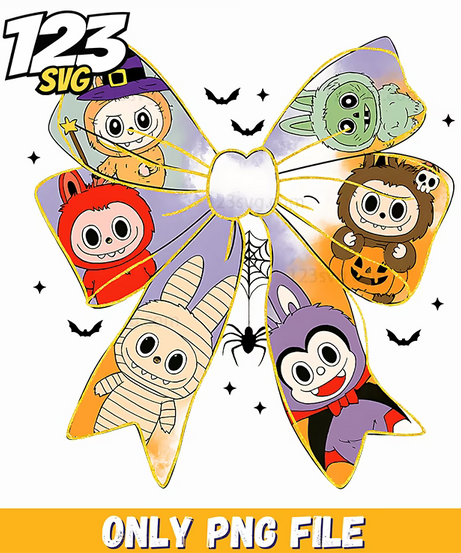 halloween ribbon bow png, halloween ribbon bows, halloween ribbon bow tie - 123SVG Store