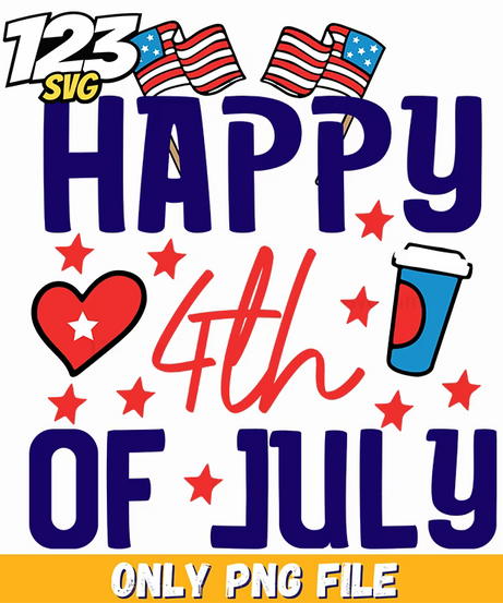happy 4th of july drink stars png, 4th of july drink recipes, 4th of july cocktail ideas - 123SVG Store