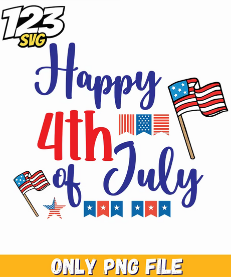 happy 4th of july flags bunting png, 4th of july flags bunting decoration ideas, patriotic 4th of july decorations and bunting - 123SVG Store