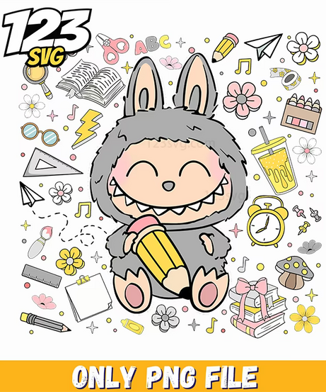happy labubu png, labubu png, labubu png download - 123SVG Store