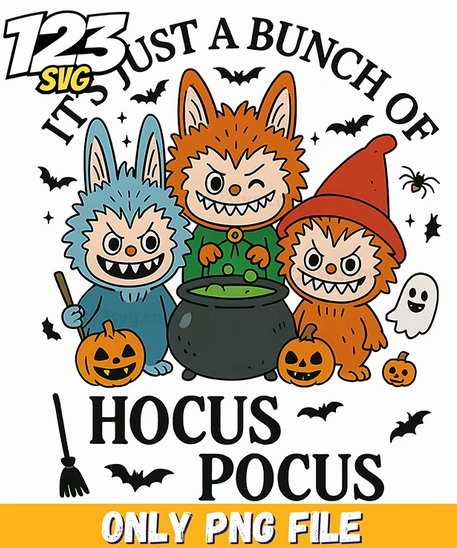 hocus pocus halloween labubu png, hocus pocus halloween decorations, hocus pocus halloween costumes - 123SVG Store