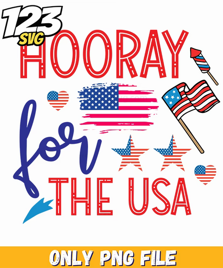 hooray for the usa heart us map flags stars png, usa heart flag map, usa flag map heart - 123SVG Store