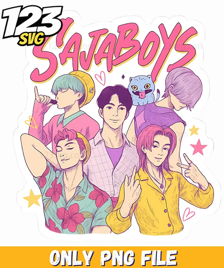 huntrix and saja png, huntrix and saja png, huntrix girls png - 123SVG Store