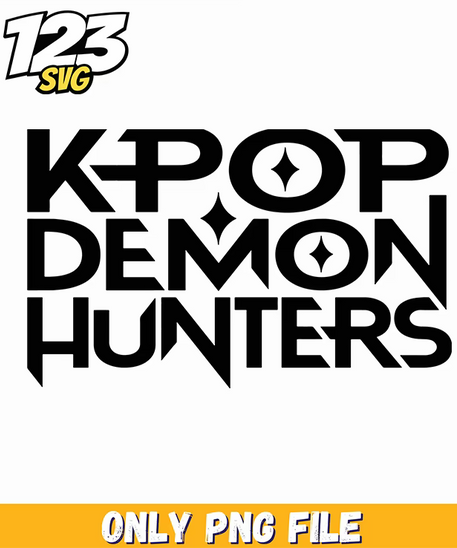 huntrix font, korean cartoon png, netflix cartoon png - 123SVG Store