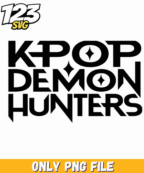 huntrix font, korean cartoon png, netflix cartoon png - 123SVG Store