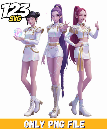 huntrix kpop demon hunters merch, kpop demon hunter merch, kpop demon hunters - 123SVG Store
