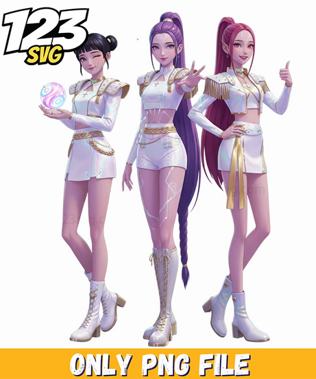 huntrix kpop demon hunters merch, kpop demon hunter merch, kpop demon hunters - 123SVG Store