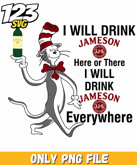 i will drink jameson funny dr seuss png, funny kpop band png, funny design of kpop band png - 123SVG Store