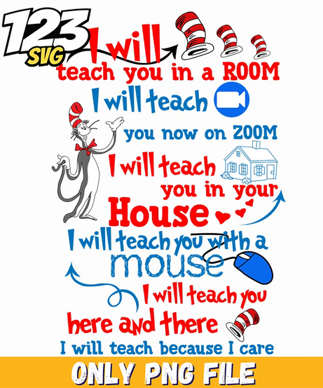 i will teach you on zoom dr seuss png, dr seuss characters png, dr seuss characters png - 123SVG Store