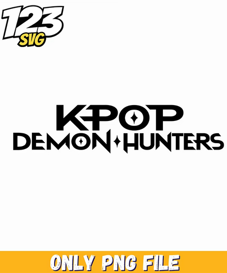 k pop demon hunters huntrix logo, kpop hero png, korean idol hunters png - 123SVG Store