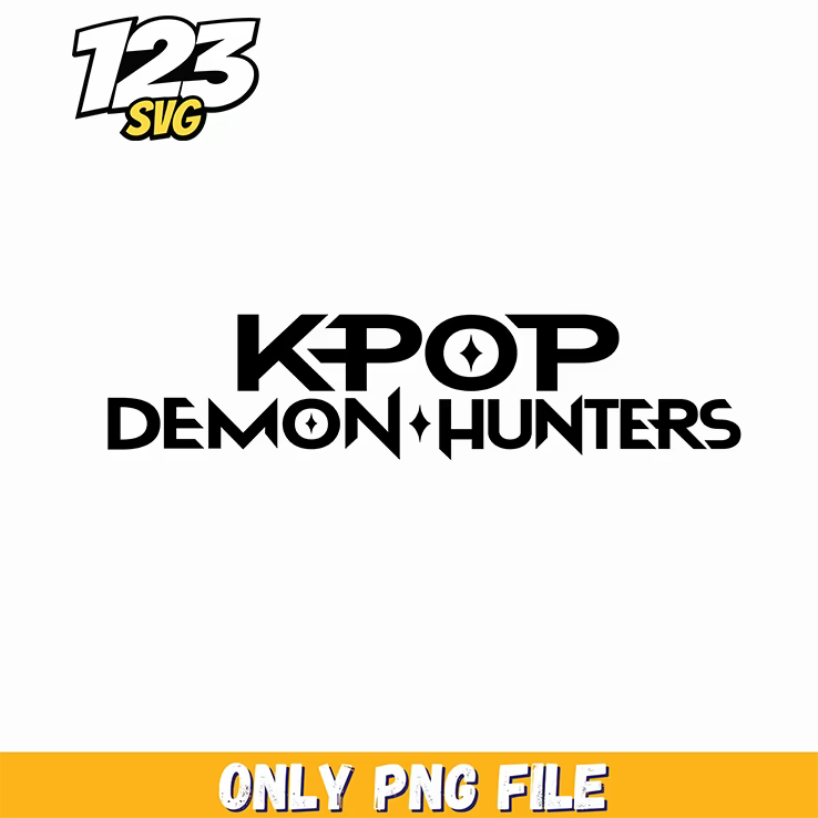 k pop demon hunters huntrix logo, kpop hero png, korean idol hunters png - 123SVG Store