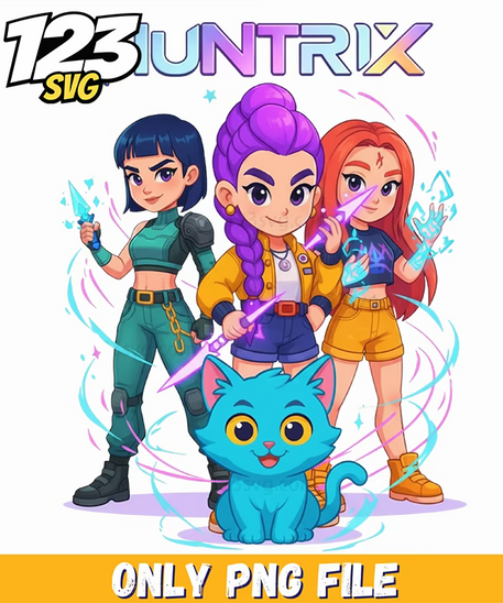 k pop demon hunters png, kpop demon hunter png, kpop demon hunters png - 123SVG Store