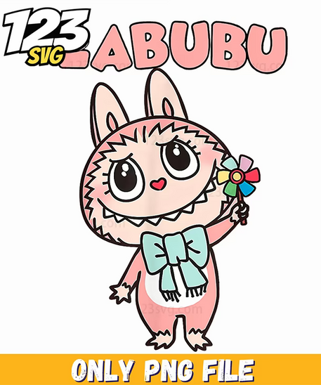 kawaii labubu bow png, labubu bow png, labubu bow kawaii png - 123SVG Store