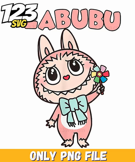 kawaii labubu bow png, labubu bow png, labubu bow kawaii png - 123SVG Store