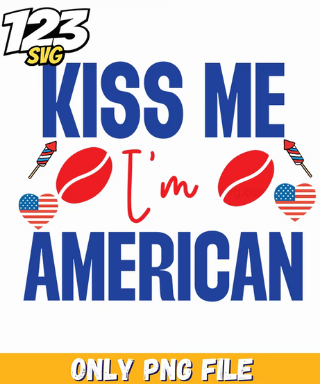 kiss me im american lips balloons png, american lips balloons png, lips balloons png - 123SVG Store