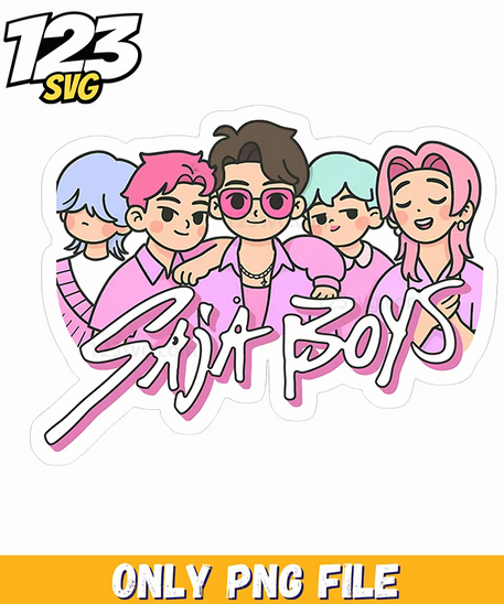 kpop clipart, kpop demon hunters png, kpop cartoon png - 123SVG Store