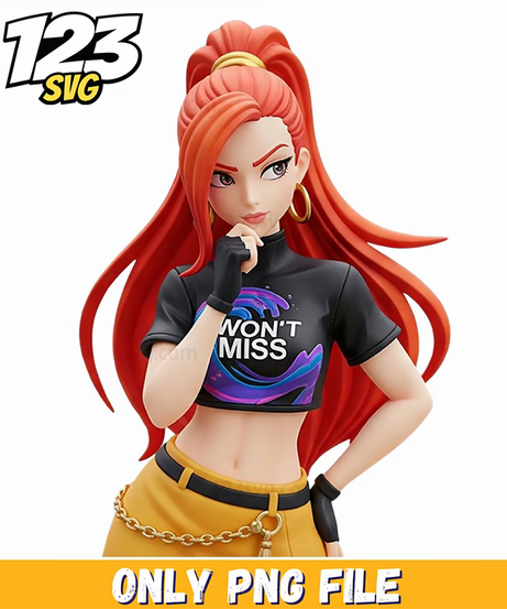 kpop demon hunter rumi png, kpop demon hunter png, kpop demon hunter png - 123SVG Store