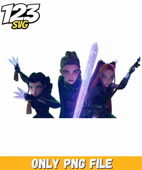 kpop demon hunters derpy png, kpop demon hunters, derpy kpop demon hunters - 123SVG Store