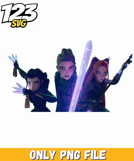 kpop demon hunters derpy png, kpop demon hunters, derpy kpop demon hunters - 123SVG Store