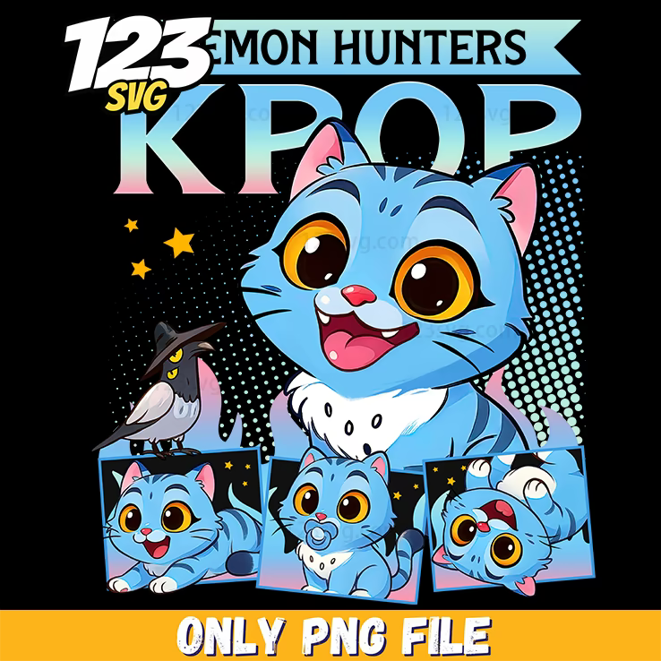 kpop demon hunters logo, kpop demon hunter logo ideas, kpop demon hunter logo design - 123SVG Store