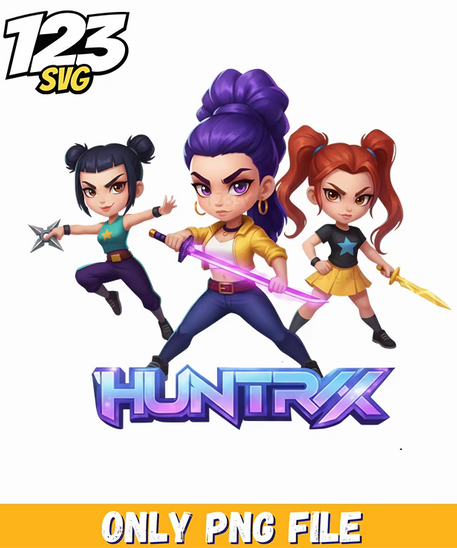 kpop demon hunters png, kpop demons png, korean idol hunters png - 123SVG Store