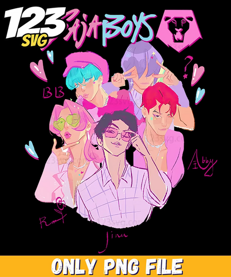 kpop demon hunters poster, kpop demon hunters fan art, kpop demon hunters wallpaper - 123SVG Store
