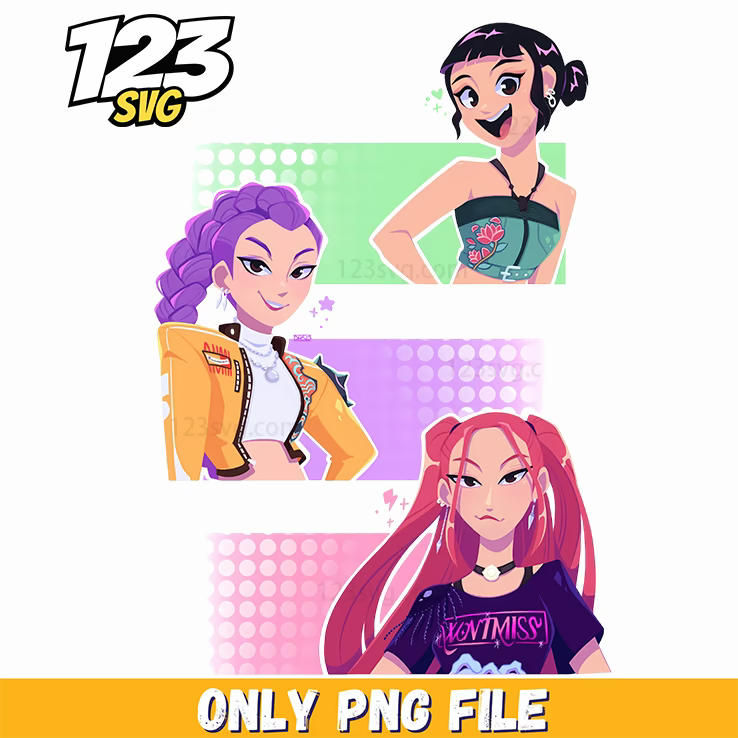 kpop rumi png, kpop christmas rumi png, kpop demon hunter png - 123SVG Store