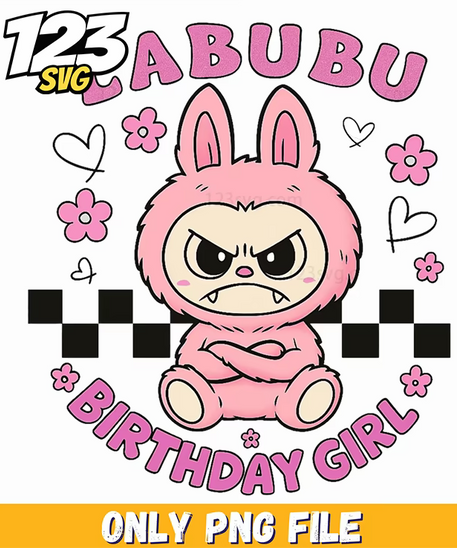 labubu birthday girl png, labubu birthday girl clipart, labubu birthday girl images - 123SVG Store