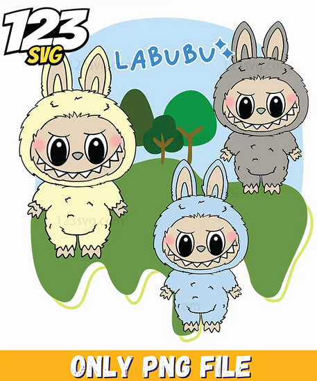labubu cute family wallpaper png, cute labubu family png, labubu cute family png - 123SVG Store