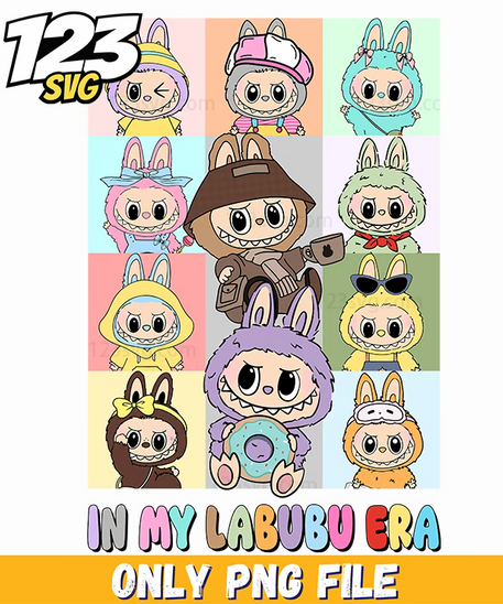 labubu era collage png, labubu era collage, labubu collage era - 123SVG Store