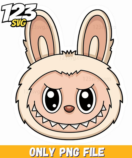 labubu face sticker png, labubu sticker png, labubu sticker design png - 123SVG Store