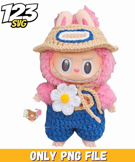 labubu flower farmer png, labubu flower farmer, flower farmer png - 123SVG Store