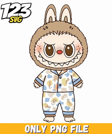 labubu pajamas png, labubu pajamas, labubu plushies - 123SVG Store