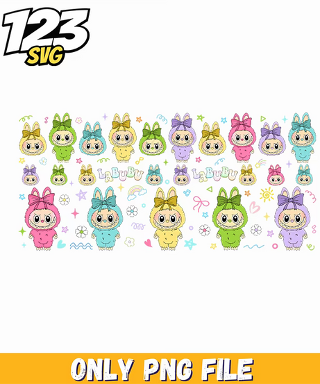 labubu pastel wallpaper pattern png, pastel wallpaper pattern, pastel wallpaper designs - 123SVG Store