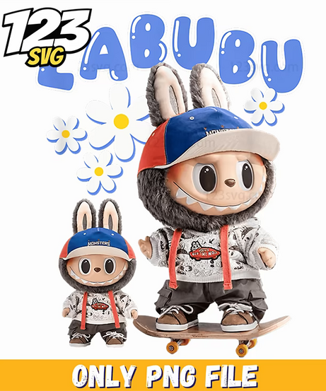 labubu plush doll png, labubu plush doll, labubu cute plush - 123SVG Store