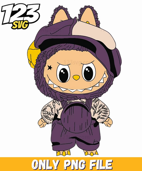labubu purple halloween outfit png, labubu halloween costume, labubu halloween outfit - 123SVG Store