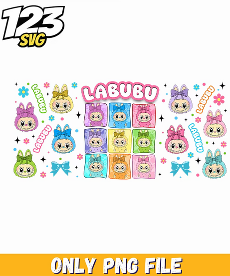 labubu rainbow plush grid png funny, labubu plush grid png, labubu plush grid - 123SVG Store