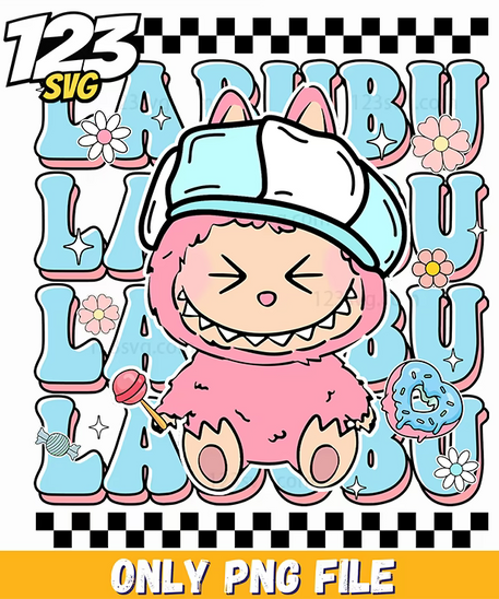 labubu sleepy pastel png, pastel sleepy girl png, sleepy pastel girl png - 123SVG Store