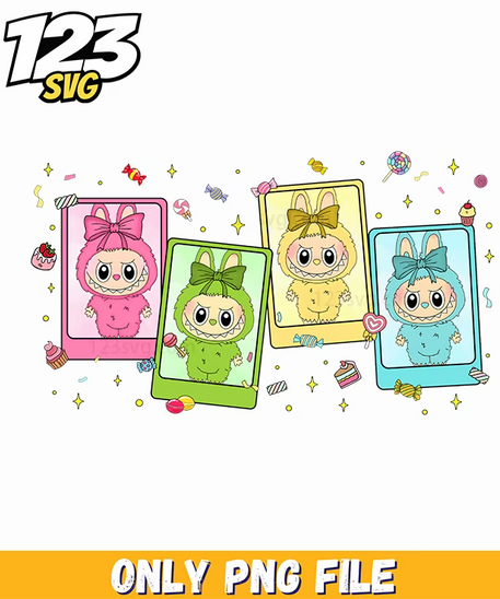 labubu sticker collage png, labubu sticker collage, labubu sticker maker - 123SVG Store