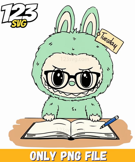 labubu study aesthetic png, labubu aesthetic png, study labubu aesthetic - 123SVG Store