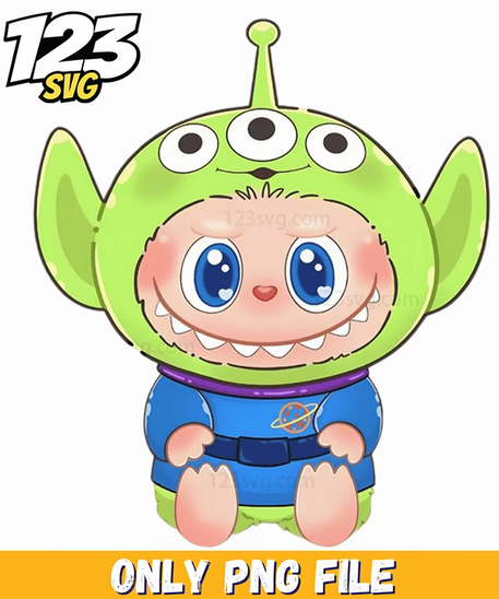 labubu toy alien baby png, alien toy png, baby alien toy - 123SVG Store