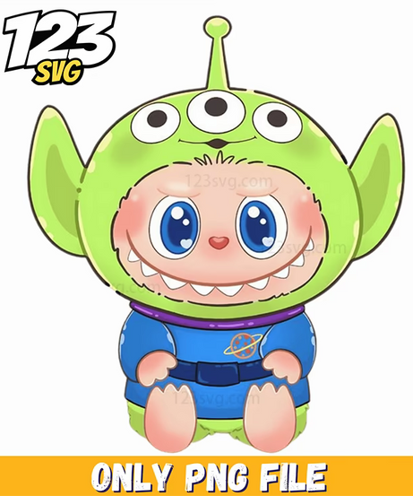 labubu toy alien baby png, alien toy png, baby alien toy - 123SVG Store