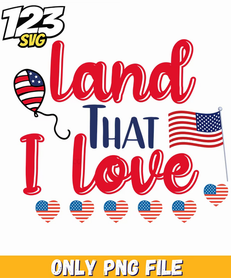 land that i love png, the land i love png, land of love png - 123SVG Store