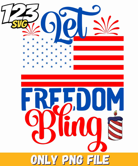 let freedom bling american flag drink stars png, american flag drinkware, patriotic star spangled drink - 123SVG Store