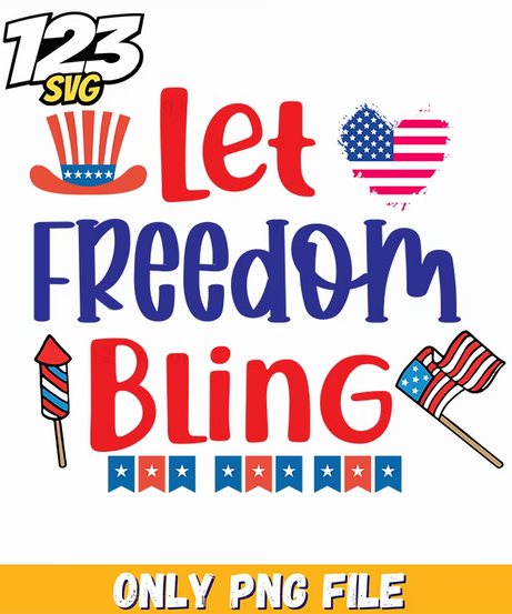 let freedom bling uncle sam hat rocket heart flags bunting png, uncle sam hat rocket, freedom bling uncle sam hat - 123SVG Store