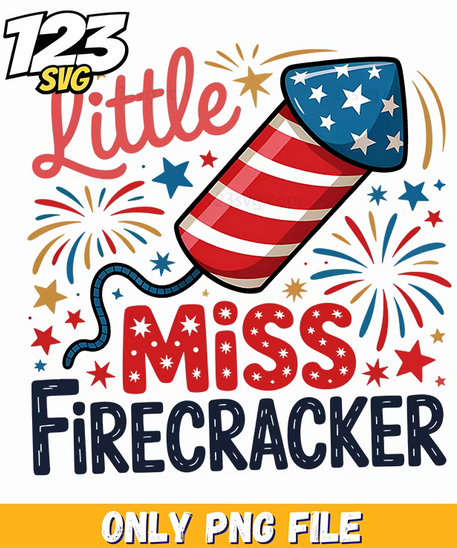 little miss firecracker patriotic rocket png, kpop cartoon png, kpop demon hunters png - 123SVG Store