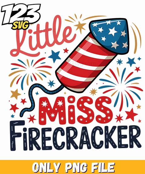 little miss firecracker patriotic rocket png, kpop cartoon png, kpop demon hunters png - 123SVG Store