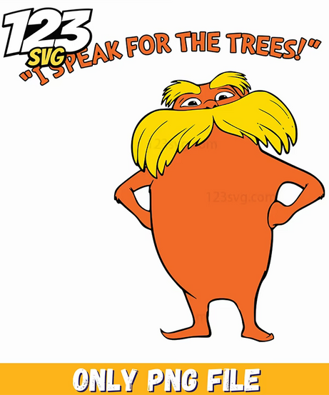 lorax character full body dr seuss png, dr seuss characters png, labubu cartoon characters png - 123SVG Store