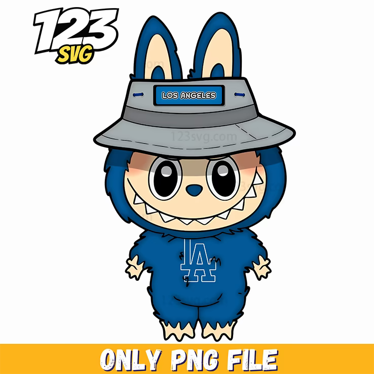 los angeles sports labubu png, all labubu png, labubu streetwear design png - 123SVG Store